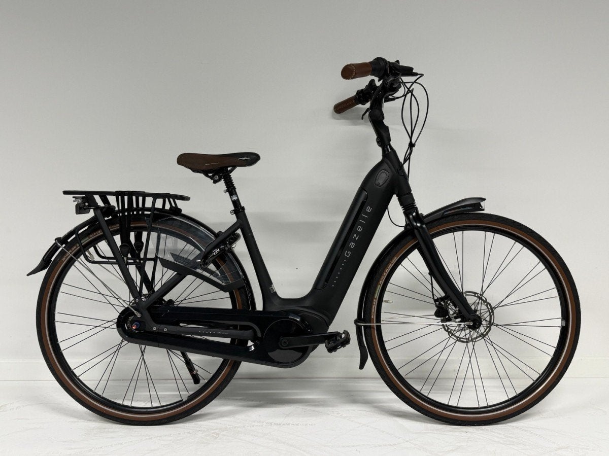 Gazelle Grenoble C8 HMB 500 Wh Dames Black Mat 46cm, Ophalen, Gebruikt, -, -