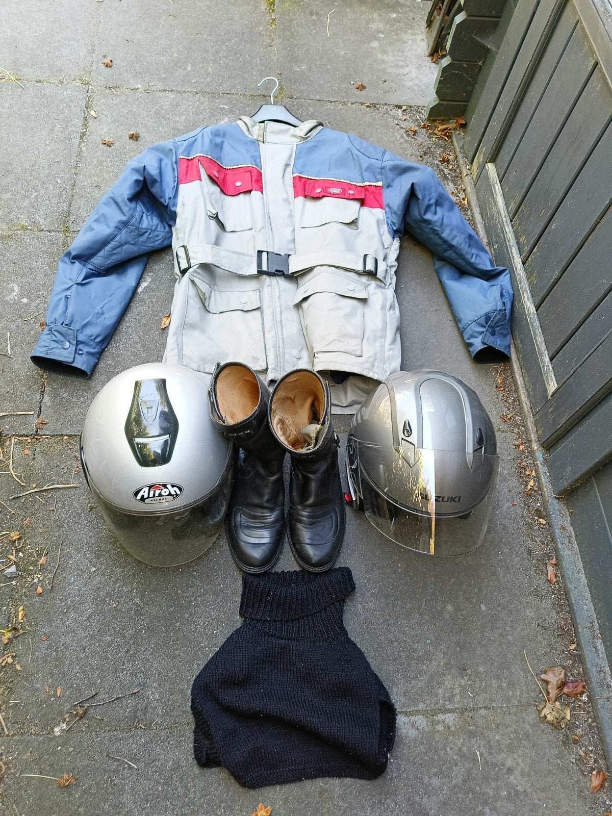 Vintage motorjas inclusief benodigdheden, Ophalen of Verzenden