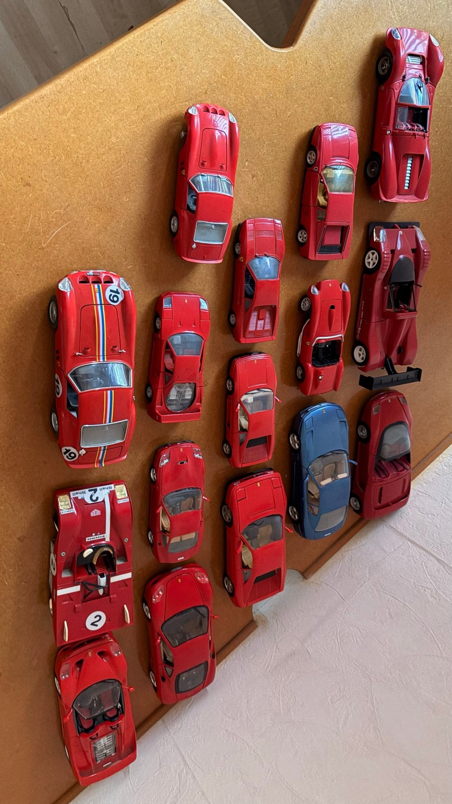 Verzameling van 17 Ferrari modelauto's, Ophalen, Gebruikt, Overige typen