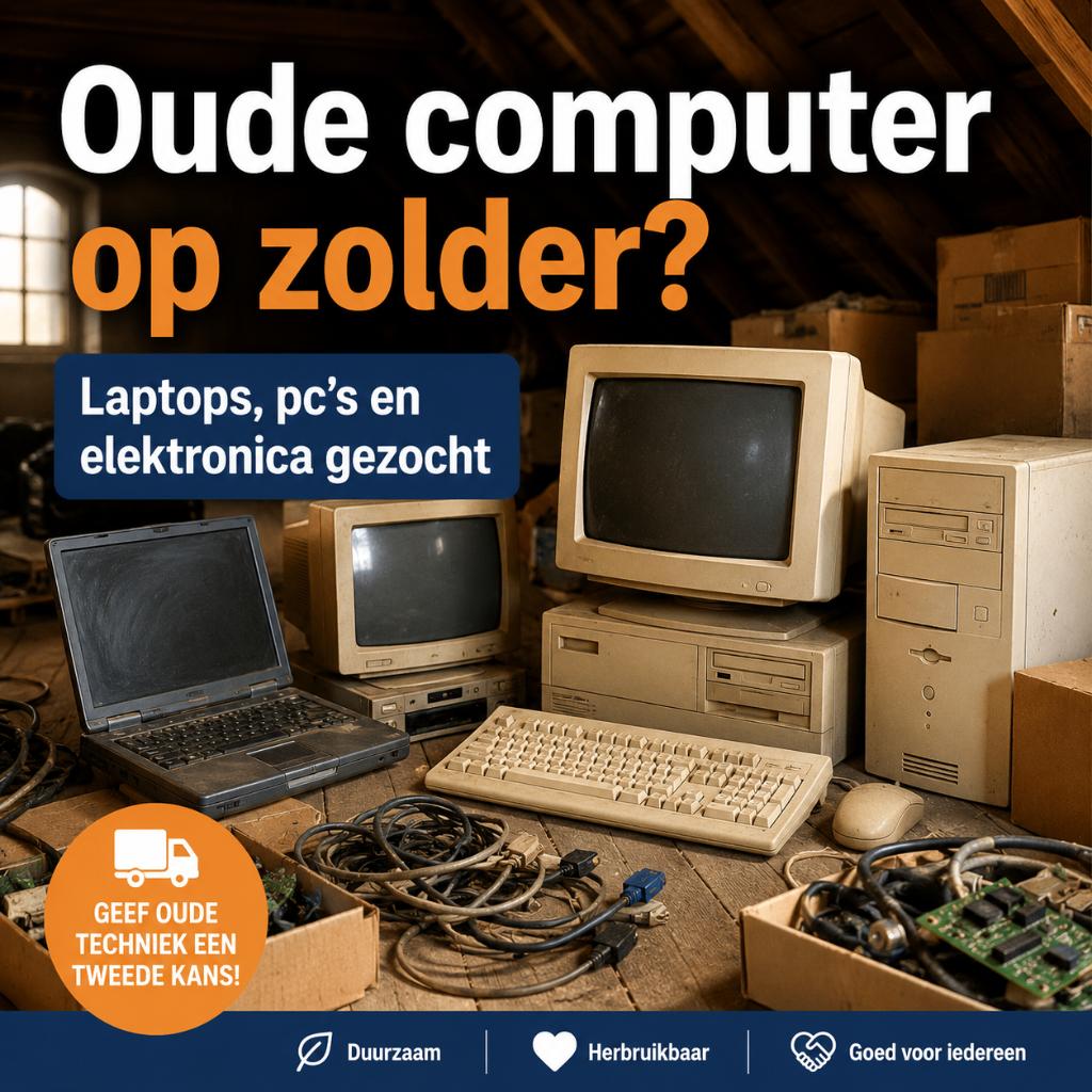 Zoldervondst? Oude elektronica gezocht, Ophalen, Gebruikt