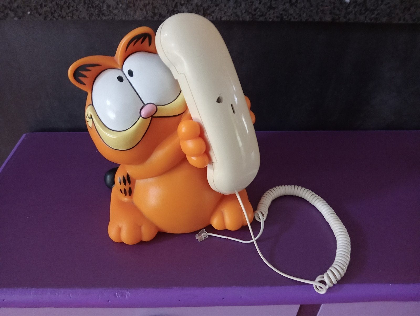 Vintage Garfield Telefoon - Uniek Verzamelobject, Verzamelen, Ophalen of Verzenden, Garfield, Zo goed als nieuw, Overige typen