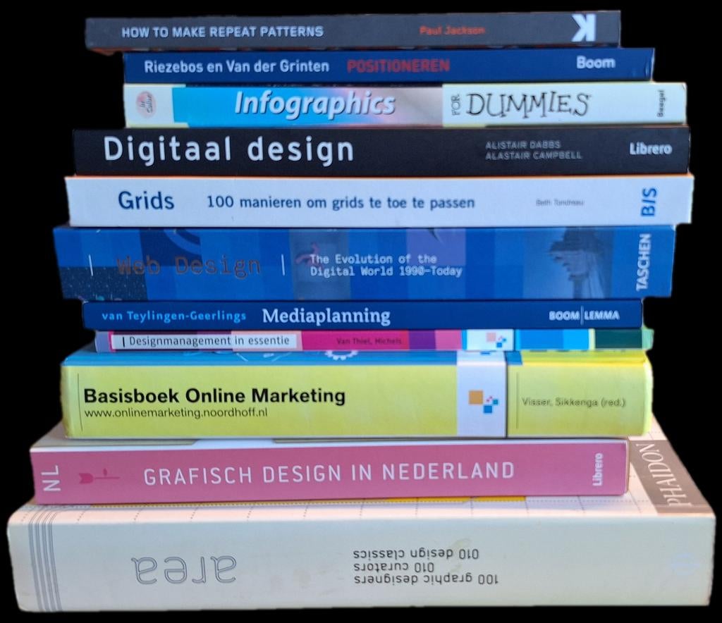 Diverse grafische boeken voor de designer, Ophalen of Verzenden, Zo goed als nieuw