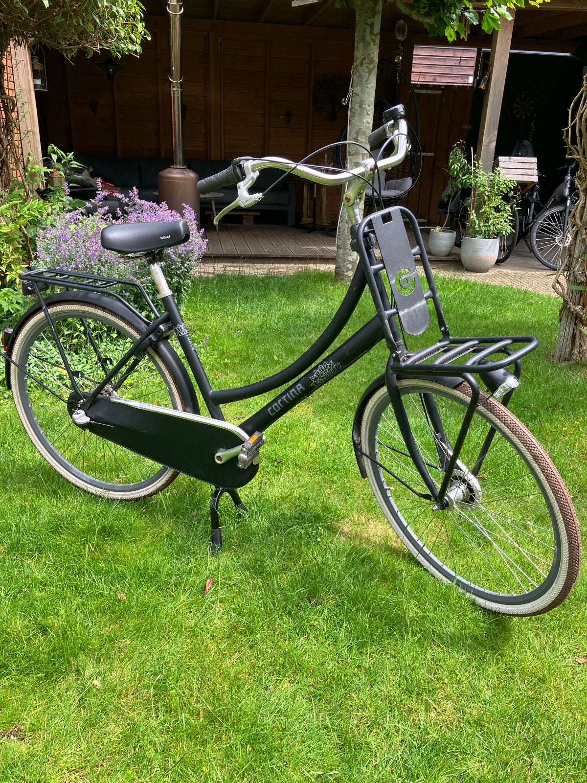 Cortina Roots transportfiets, frame 49, Nexus 3, handremmen, Fietsen en Brommers, Fietsen | Dames | Damesfietsen, Gebruikt, Velgrem