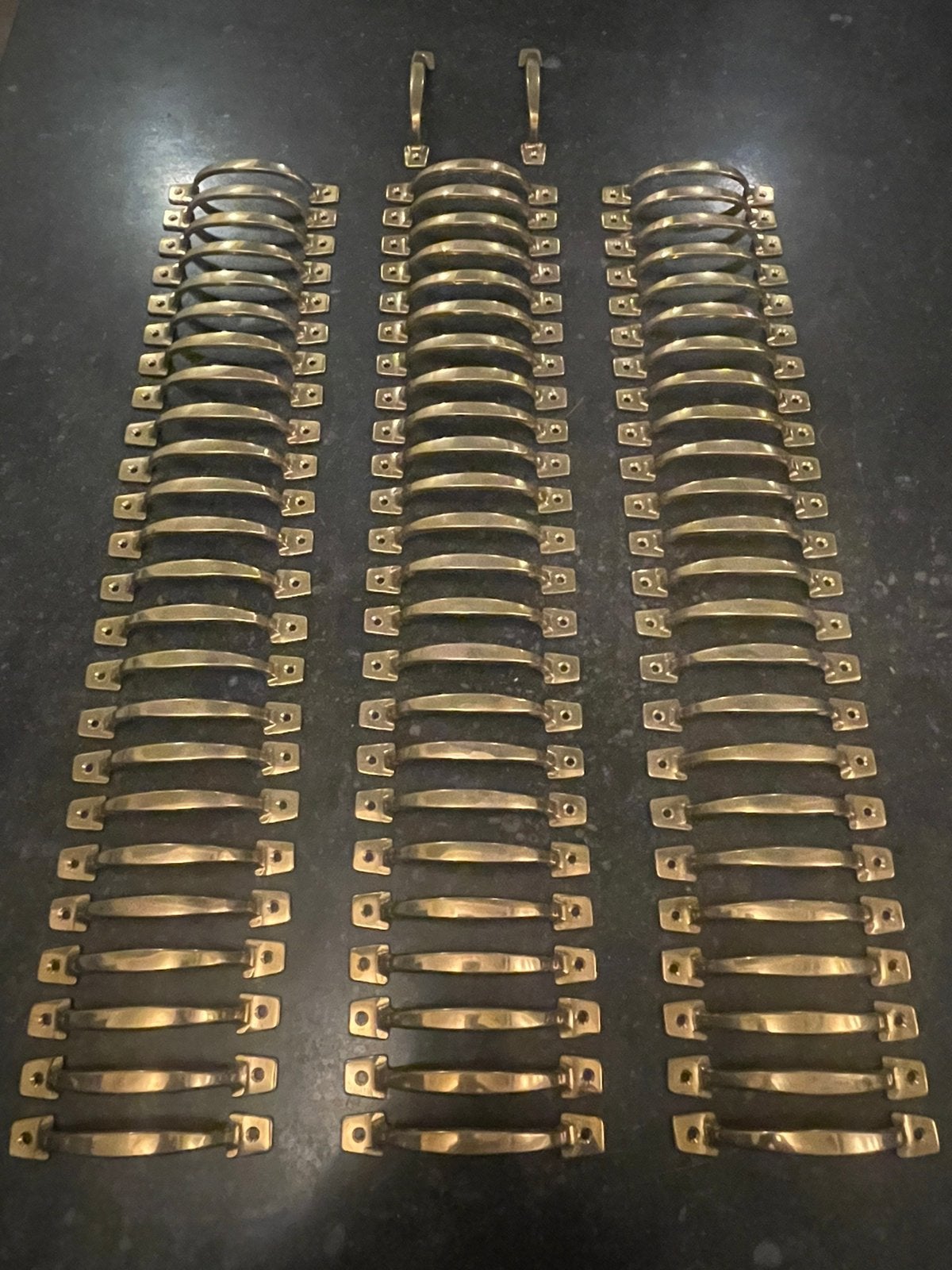 NOG 64 Messing Greepjes [ladegrepen keukengrepen kastgrepen], Ophalen of Verzenden