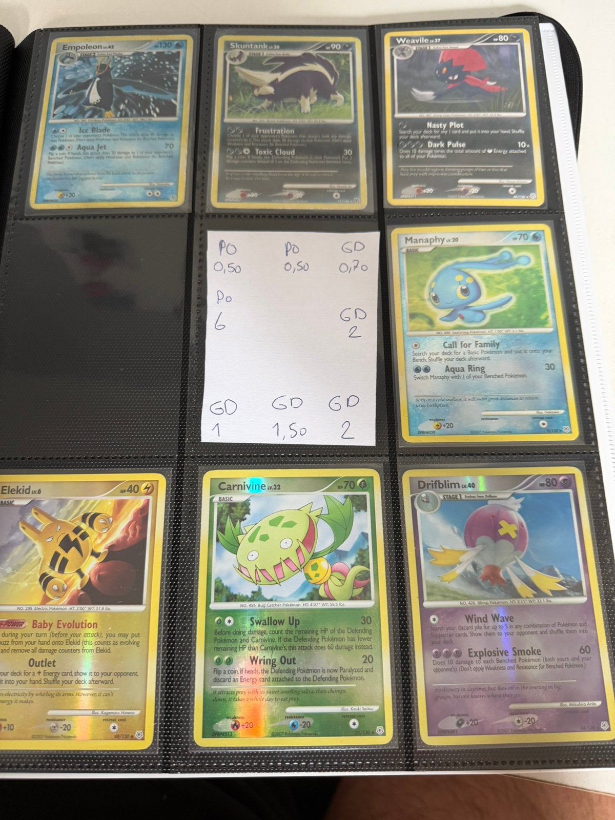 Pokemon binder sale - deel 2, Ophalen of Verzenden, Zo goed als nieuw, Losse kaart