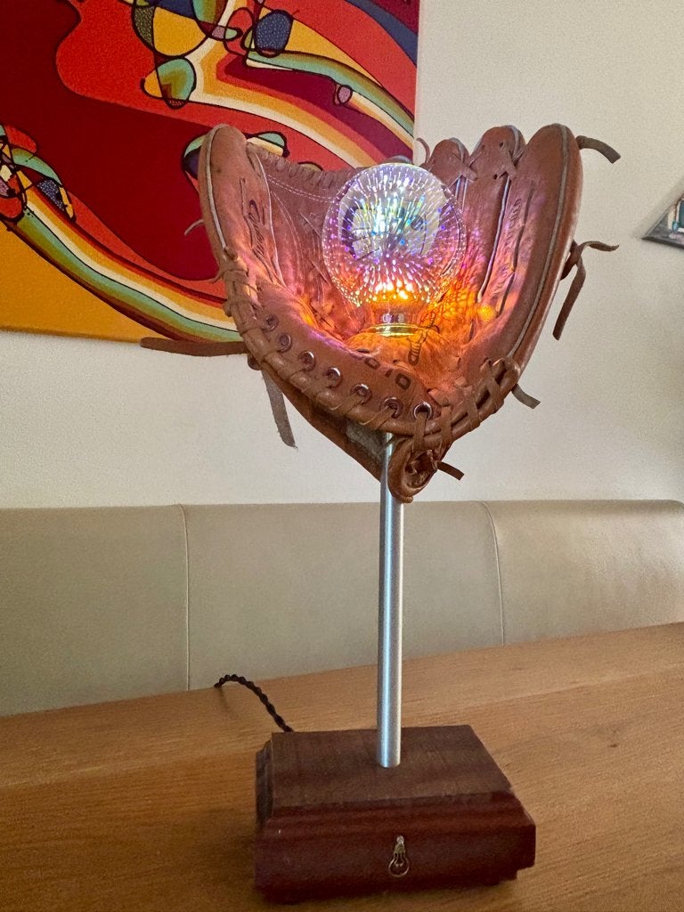 Tafellamp ”Catch”, 41 cm, Overige typen, Hout, Zo goed als nieuw