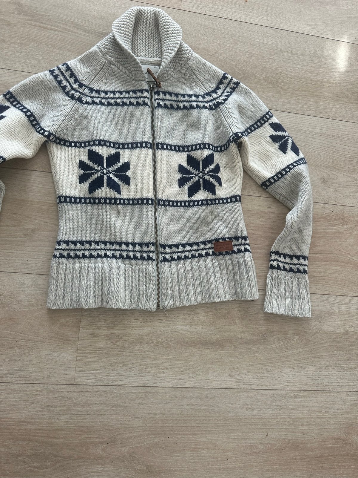 Peak Performance Trui met Noorse print - Maat XS, Ophalen of Verzenden, Zo goed als nieuw, Maat 34 (XS) of kleiner, Grijs