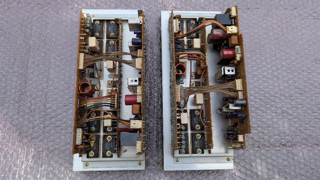 Japanse eindversterker modules met Sanken transistoren (16x), Ophalen of Verzenden, Gebruikt