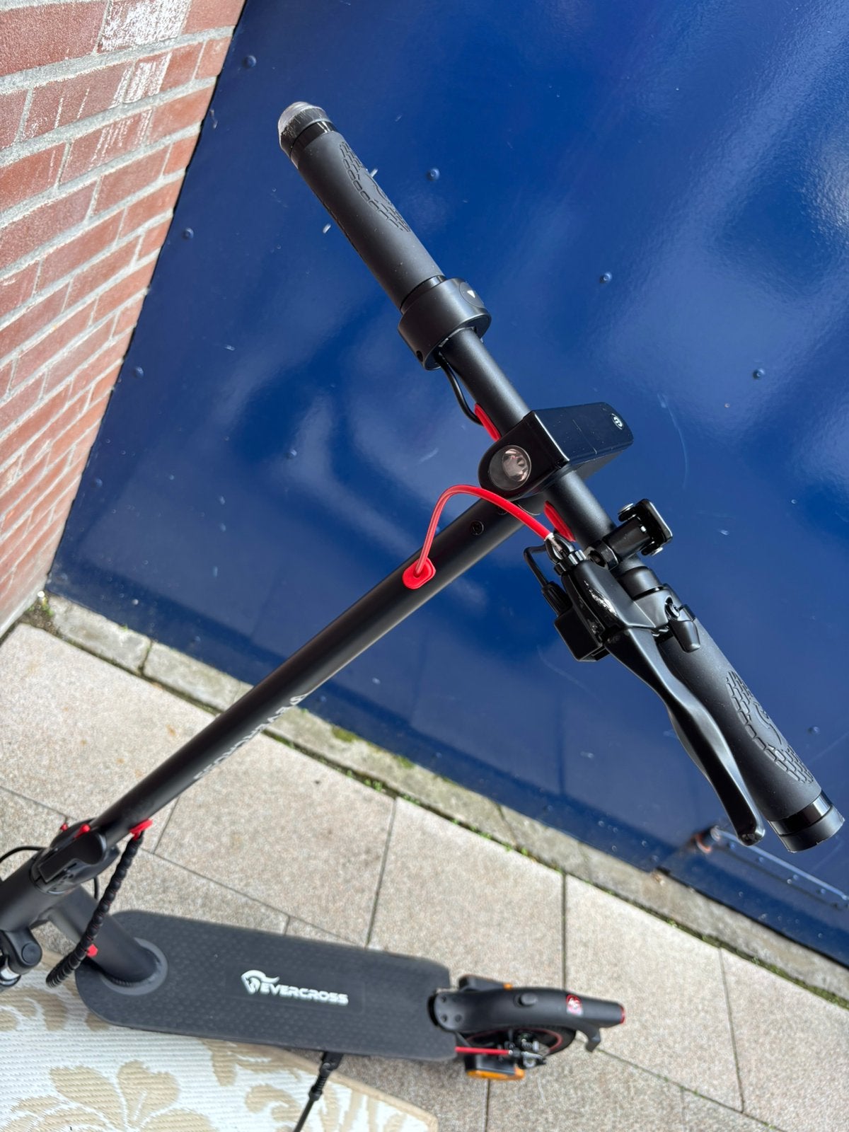 EVERCROSS TECH EV85F elecktrische step zwart, Fietsen en Brommers, Ophalen of Verzenden, Zo goed als nieuw, Elektrische step (E-scooter)