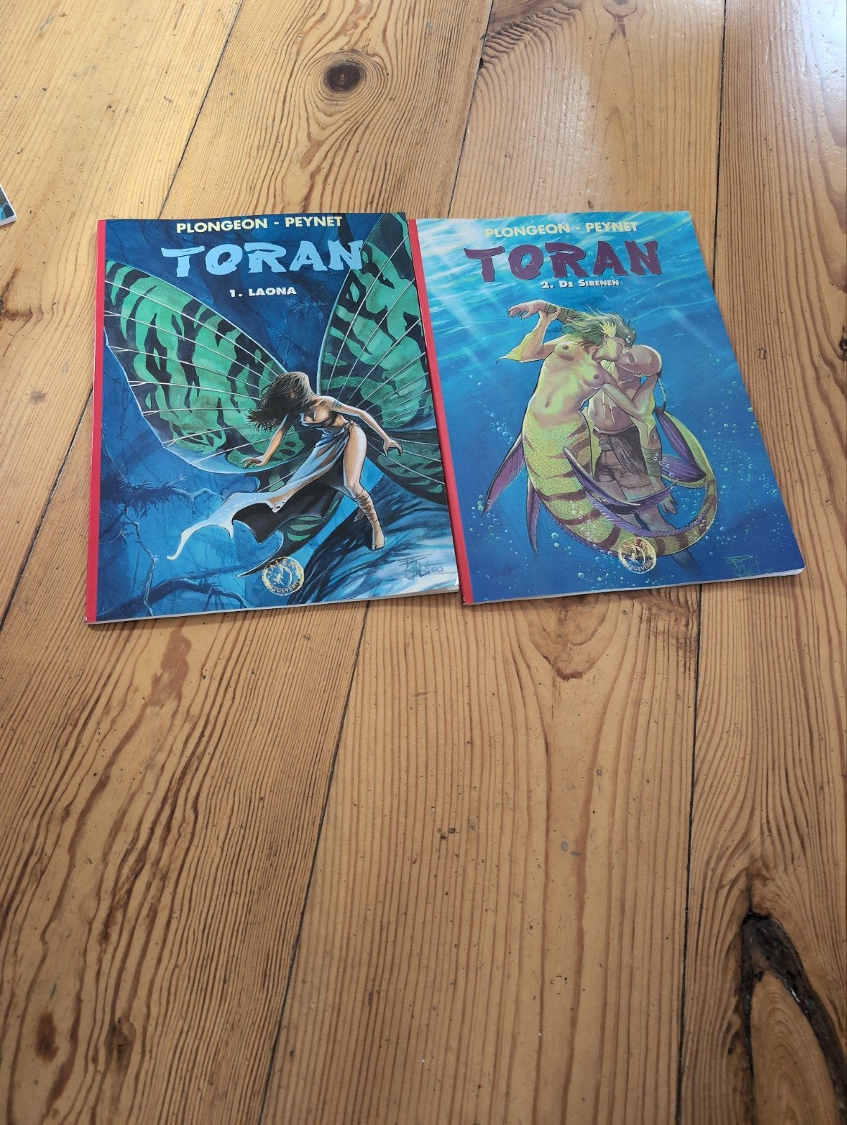 Toran stripboeken deel 1 en 2 - Plongeon & Peynet, Meerdere stripboeken, Ophalen of Verzenden, Zo goed als nieuw, Plongeon & Peynet