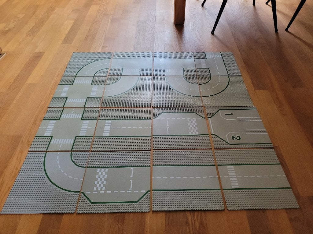 Partij O181=16x Lego grondplaten