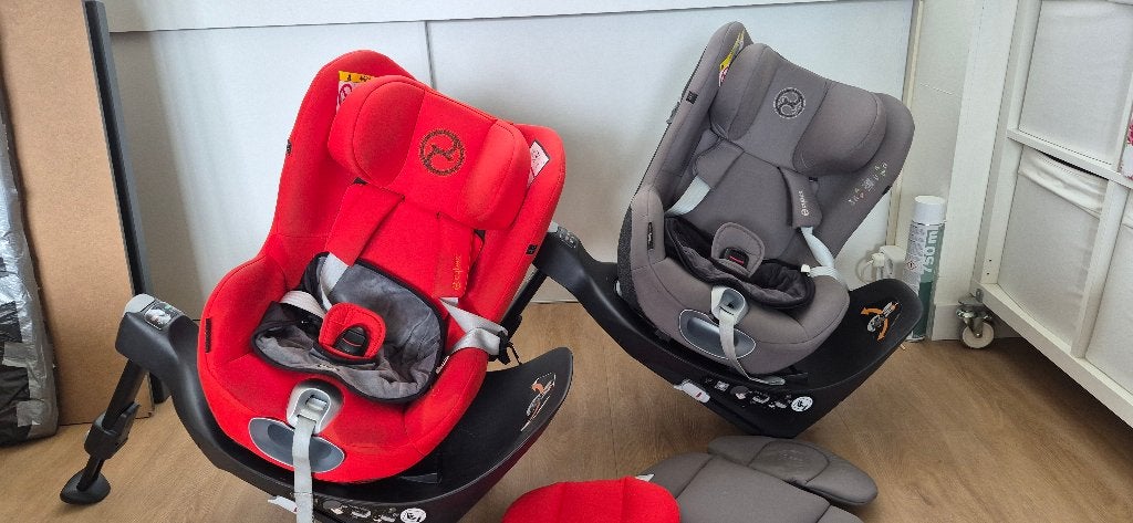 Cybex Cloud Z i-Size + 2x Sirona Z i-Size + 2x Cybex Base Z, Gebruikt, 0 t/m 18 kg, Zijbescherming, Isofix