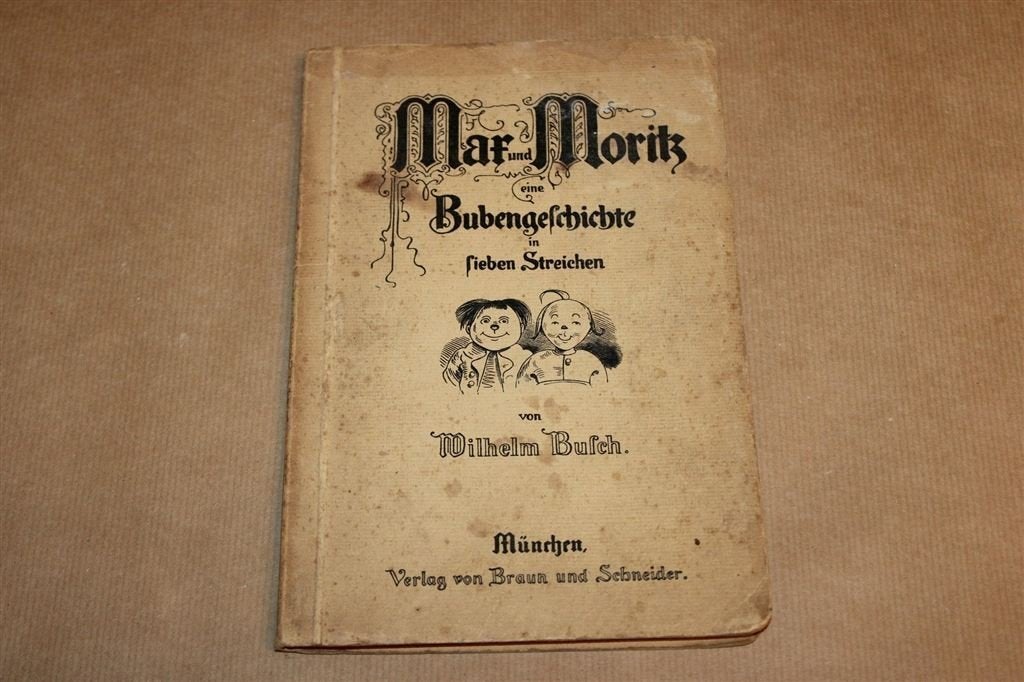 Max und Moritz — Wilhelm Busch, Duitse Prentvertelling, Boeken, Ophalen of Verzenden, Gelezen