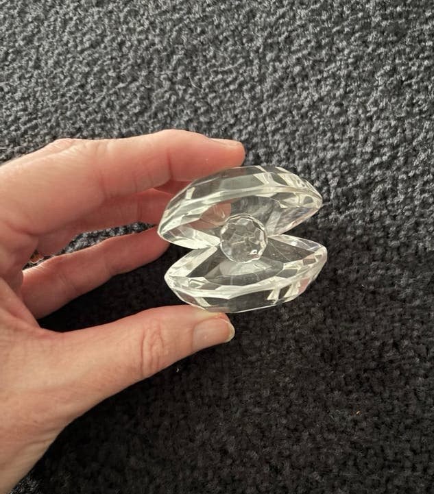 Swarovski Schelp oester - Kristal Figuurtje, Ophalen, Zo goed als nieuw, Figuurtje