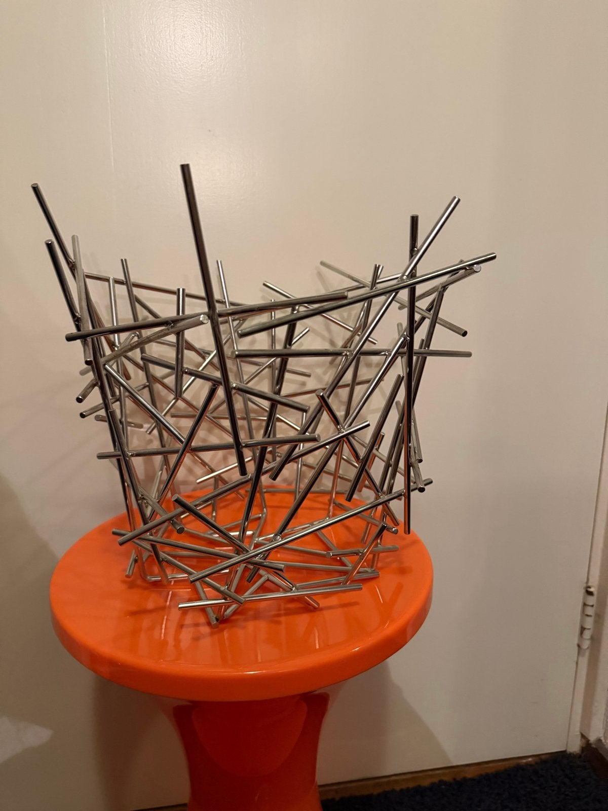 Alessi Blow Up Fruitschaal schaal mand design, Schaal, Ophalen of Verzenden, Zo goed als nieuw, Metaal
