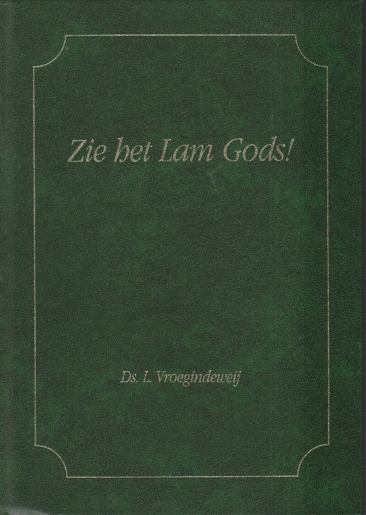 Ds.L.VROEGINDEWEIJ - ZIE HET LAM GODS!, Ophalen of Verzenden, Gelezen