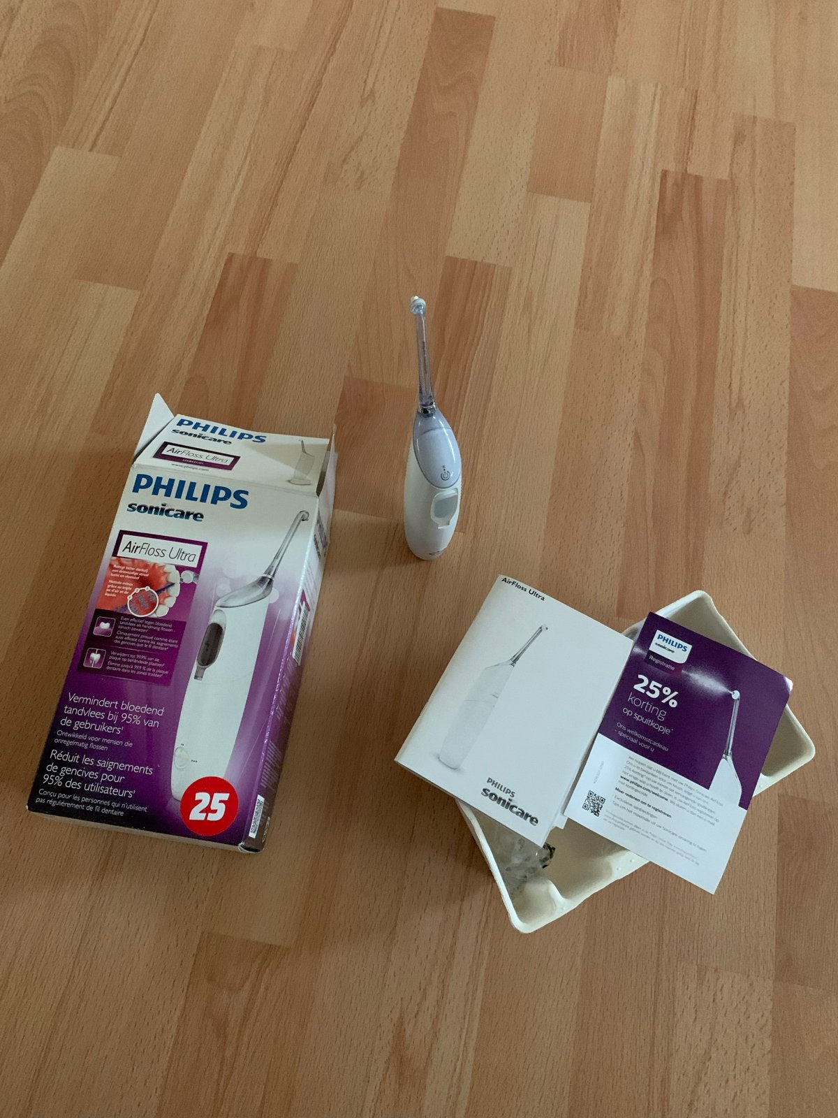 Philips Sonicare AirFloss Ultra Monddouche, Ophalen of Verzenden, Zo goed als nieuw, Mondverzorging