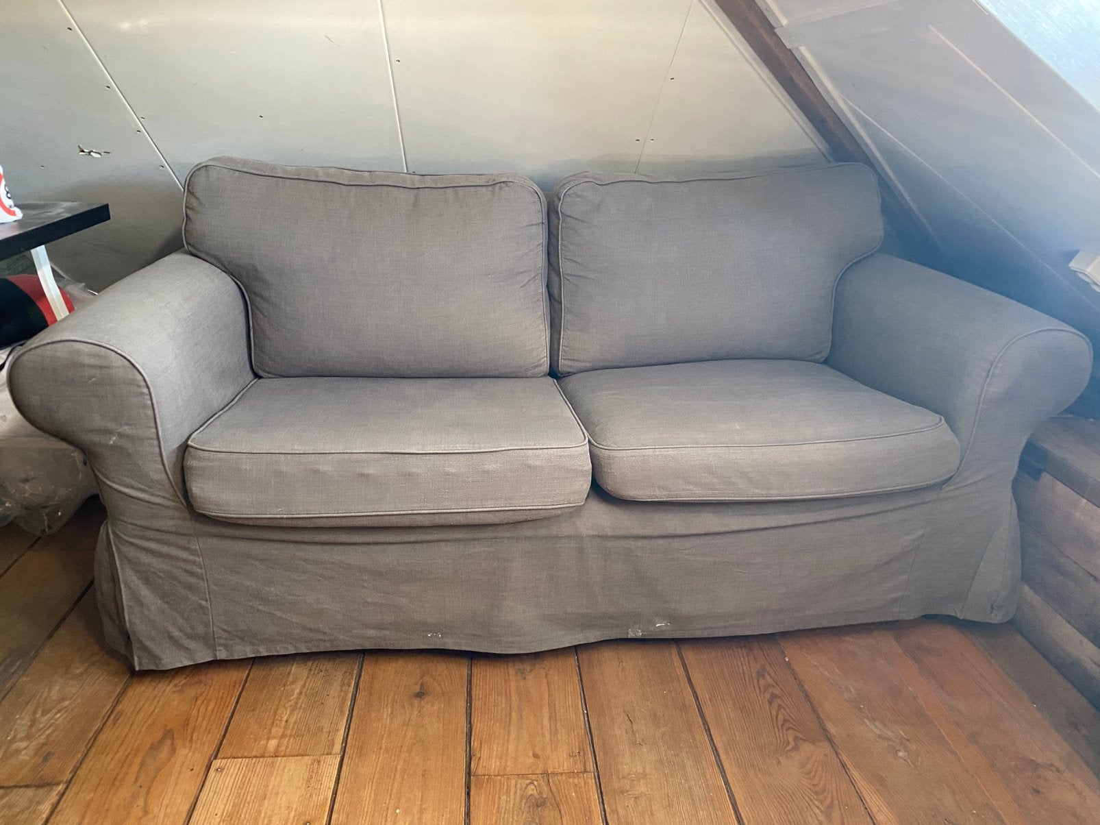 2 zits bankje Ektorp ikea, Ophalen, Gebruikt, Stof