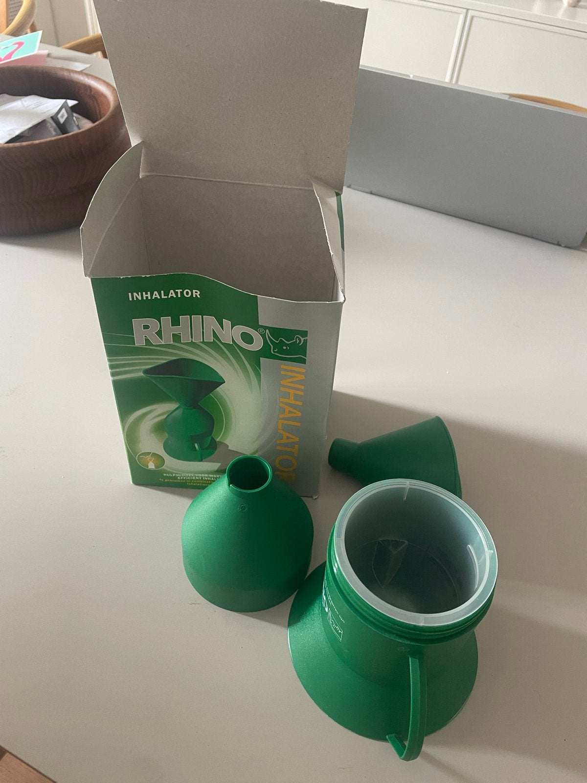 Rhino inhalator slechts 1 x gebruikt, Ophalen, Zo goed als nieuw, Overige typen
