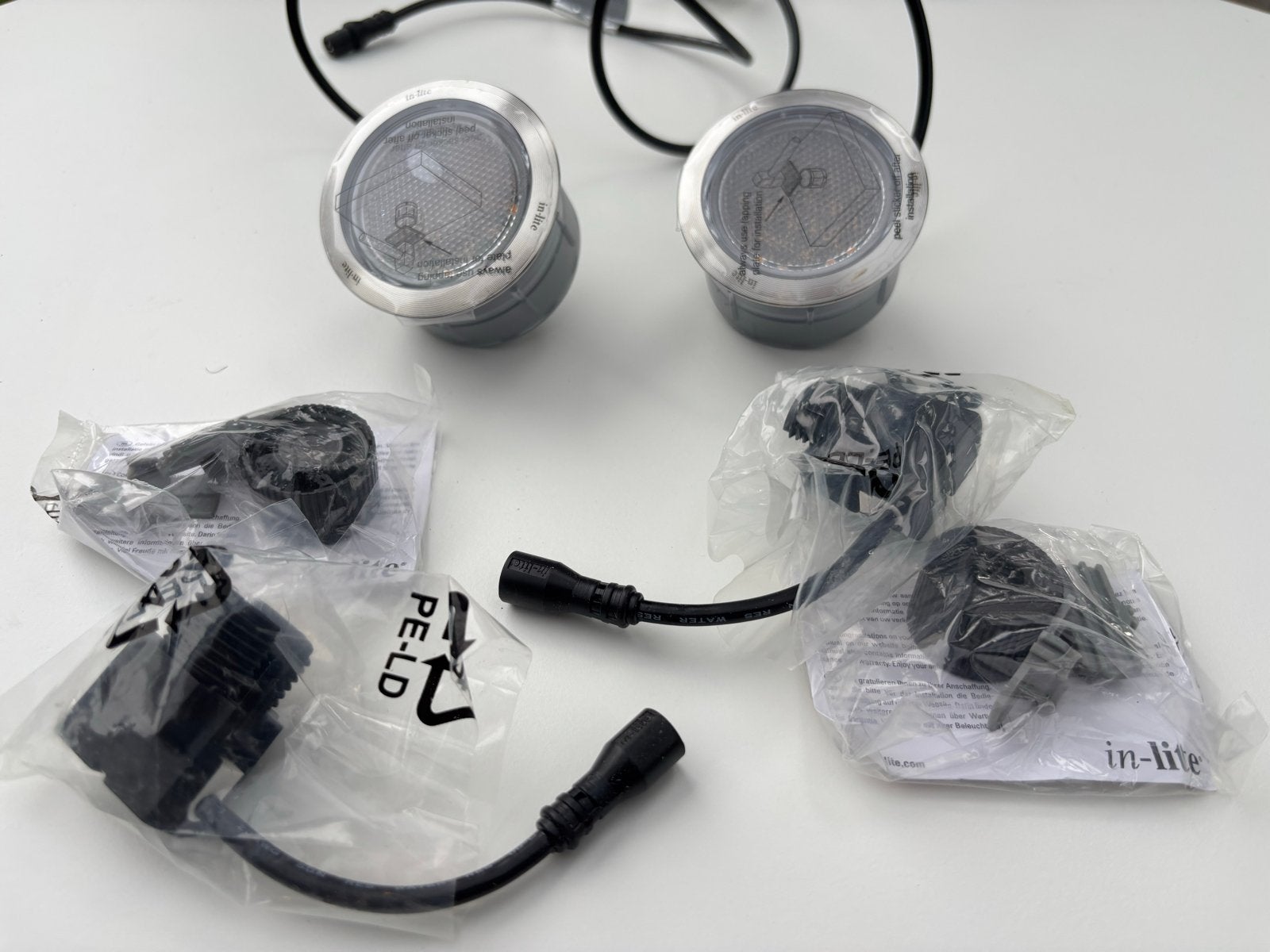 In-lite HYVE 60mm- grondspots (2 stuks), Verzenden, Minder dan 50 watt, Nieuw, Netvoeding