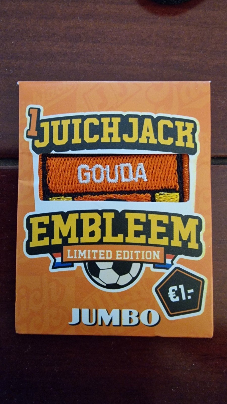 Jumbo Juichjack Embleem Gouda., Jumbo, Ophalen of Verzenden