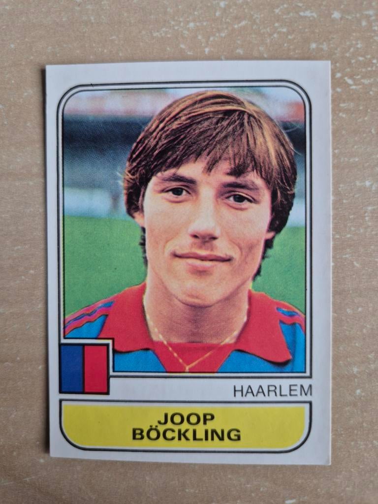Panini Voetbal 82 Joop Bőckling Haarlem, Ophalen of Verzenden, Zo goed als nieuw, Ajax, Poster, Plaatje of Sticker