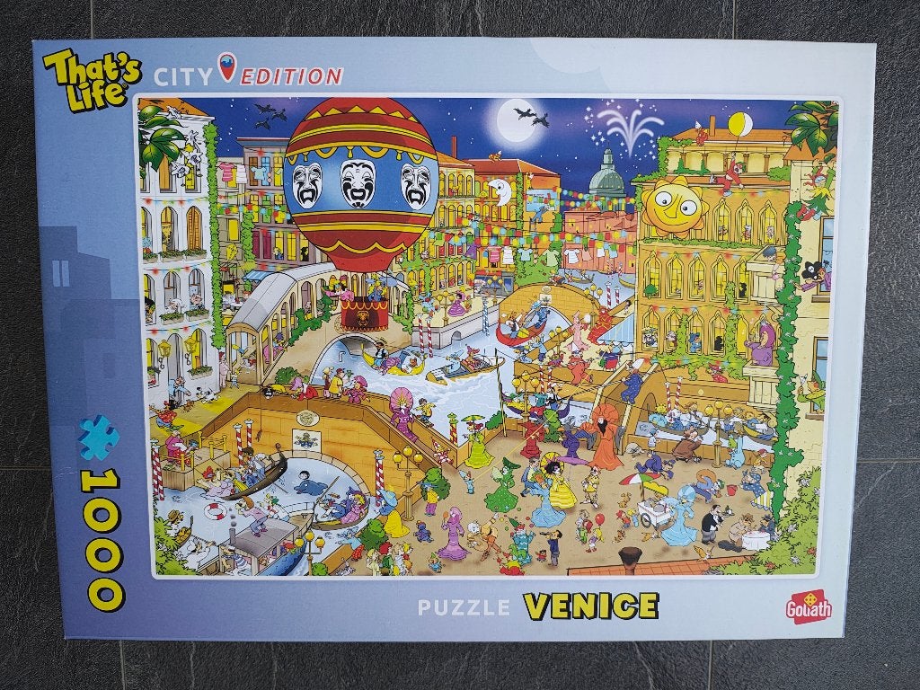 That's Life City Edition Venetië legpuzzel 1000 stukjes, Ophalen, 500 t/m 1500 stukjes, Zo goed als nieuw, Legpuzzel