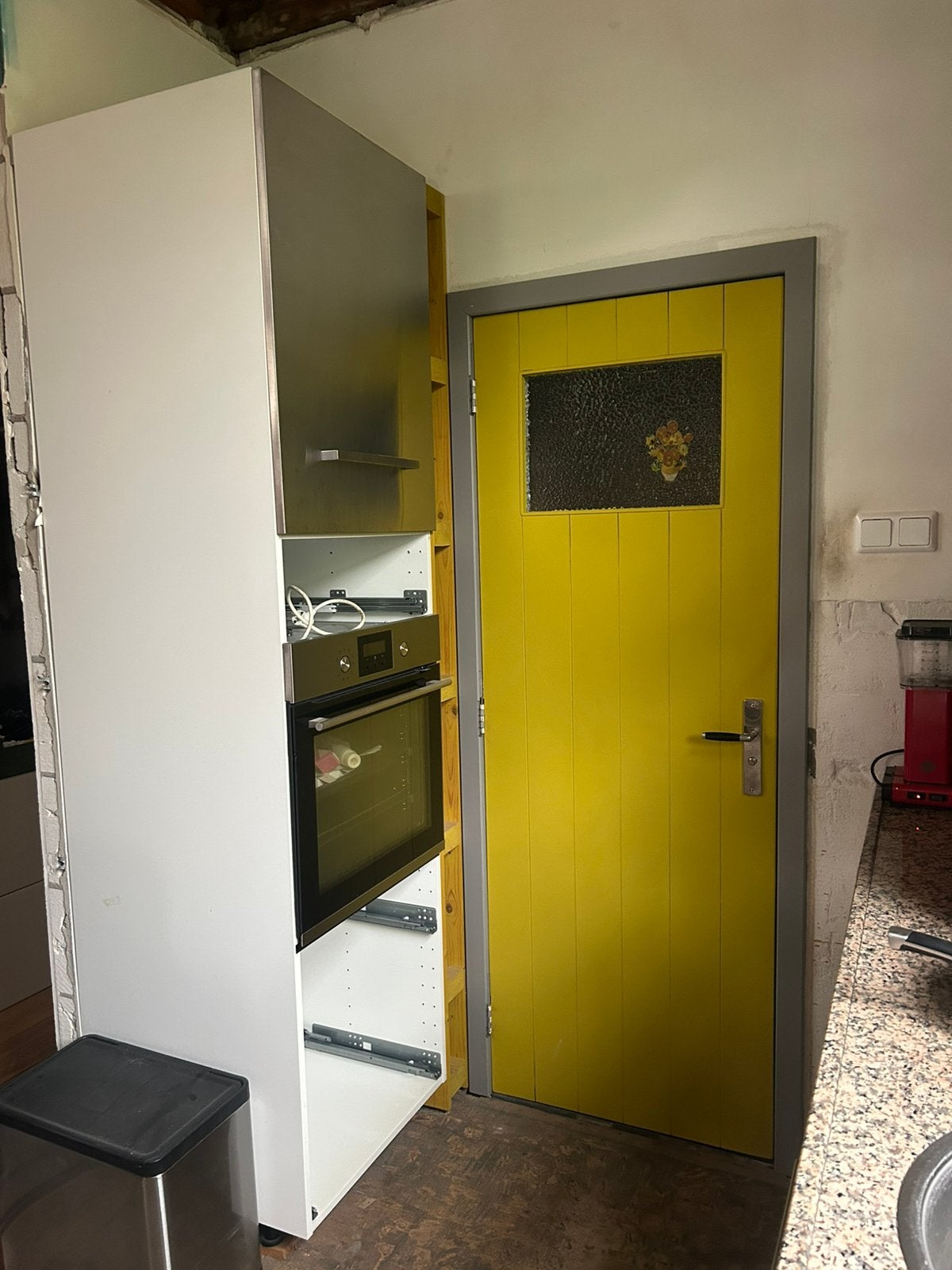 IKEA Metod Hoge Kast voor Inbouwapparatuur - Mat Wit, Ophalen, Gebruikt, Oven, IKEA