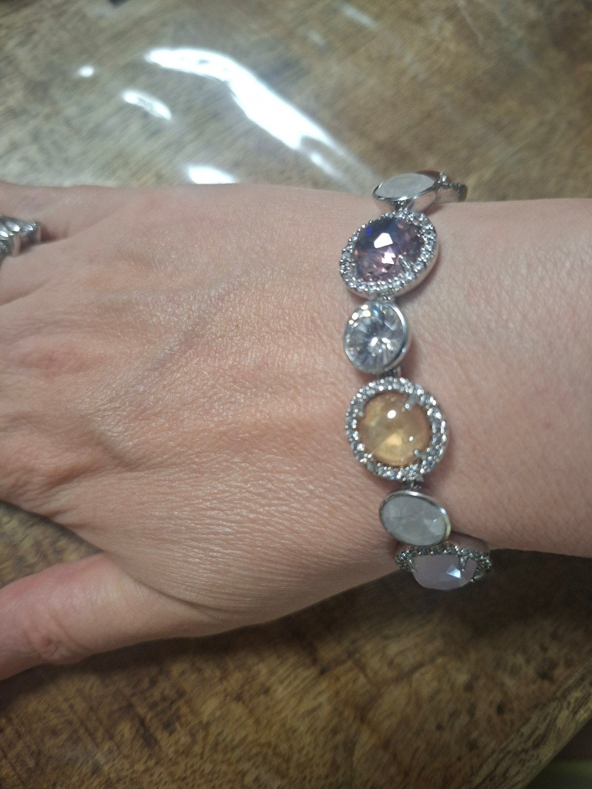 Ti sento armband 20cm, Ophalen, Zo goed als nieuw, Zilver, Zilver
