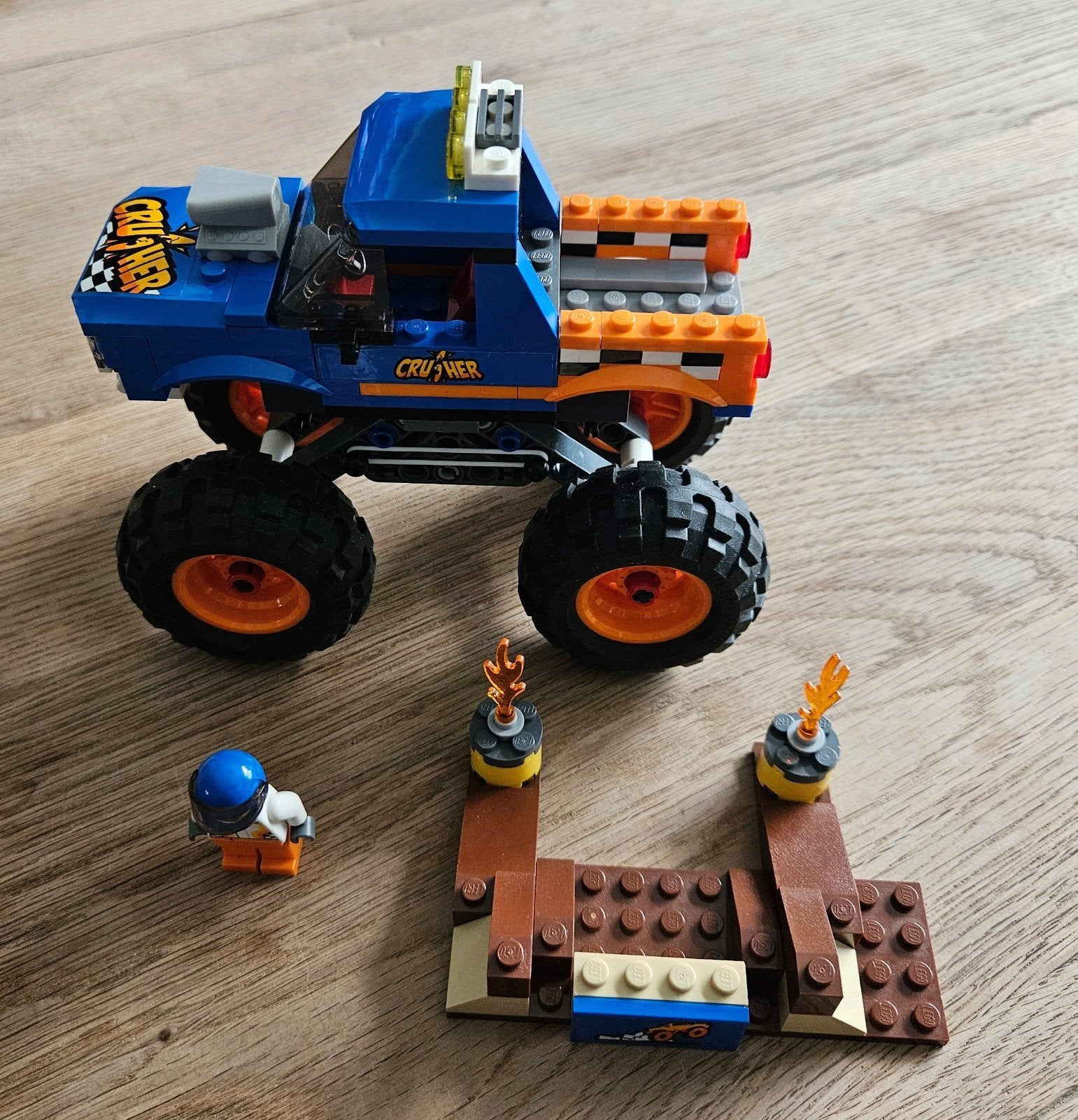 Lego City Monstertruck #60180 - Compleet met boekje, City, Lego, Ophalen of Verzenden, Zo goed als nieuw