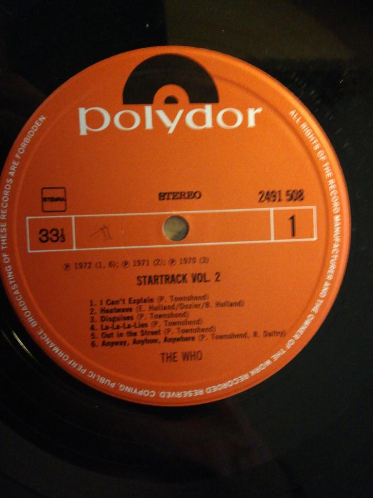 The Who - Startrack Vol. 2 LP Vinyl in andere hoes, Ophalen of Verzenden, Gebruikt, 12 inch, Poprock