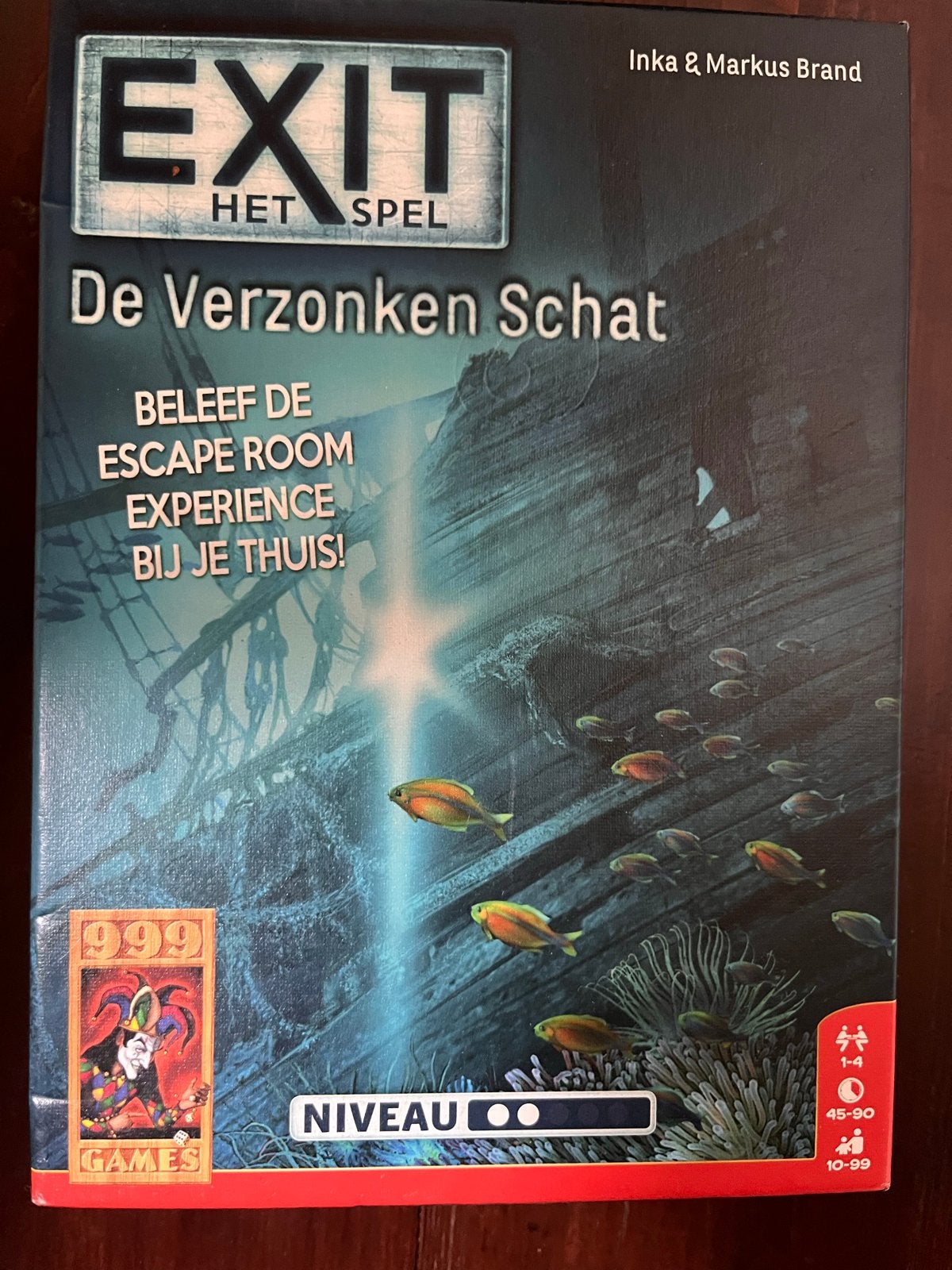 EXIT Het Spel: De Verzonken Schat - Escape Room, Een of twee spelers, Ophalen of Verzenden, Zo goed als nieuw