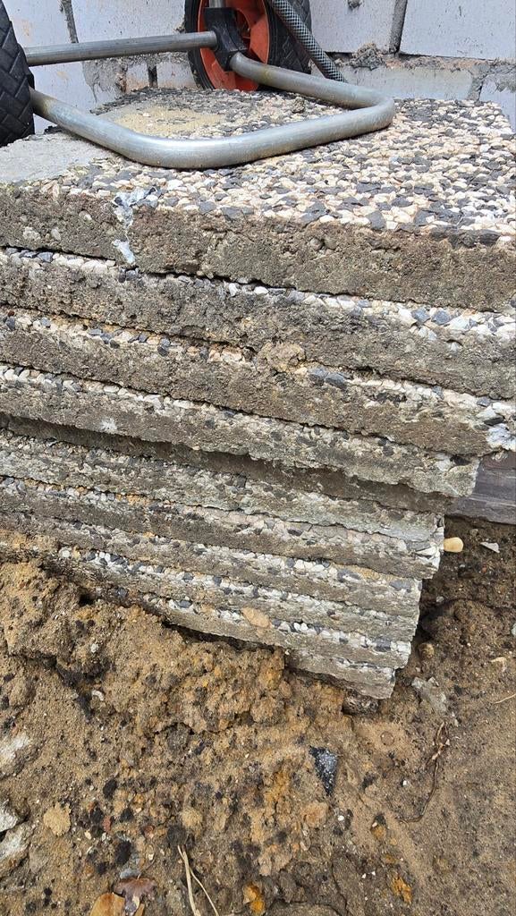 Gebruikte grindtegels voor terras of pad, Ophalen of Verzenden, Gebruikt, Grind, Terrastegels