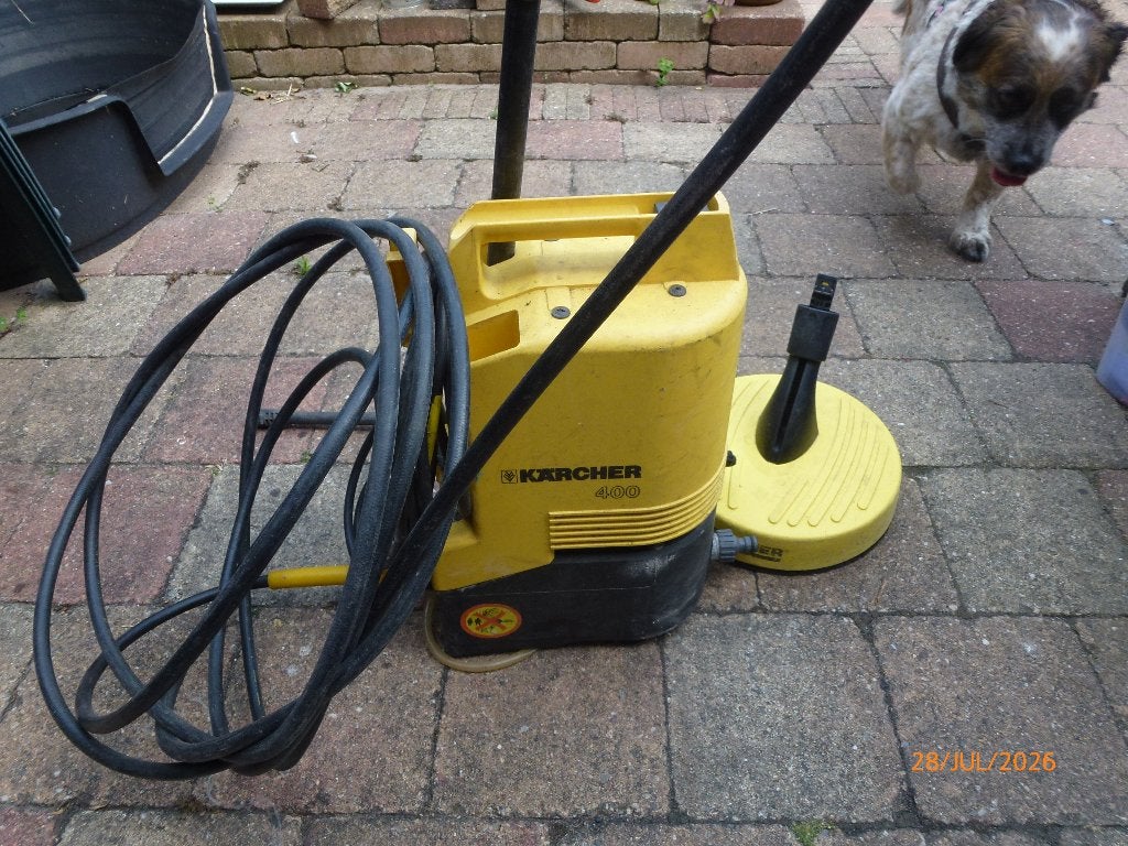 Kärcher 400 hogedrukreiniger met terrasreiniger, Ophalen, Gebruikt, Elektrisch, Kärcher