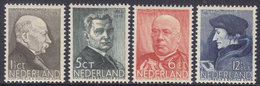 Nederland 283-286 Zomer zegels Postfris, Ophalen of Verzenden, T/m 1940, Postfris