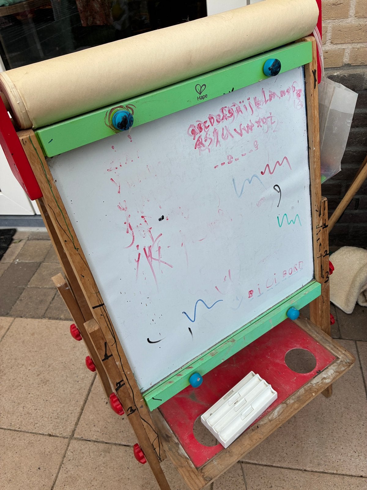 Tekenbord, Ophalen, Gebruikt, Krijtbord