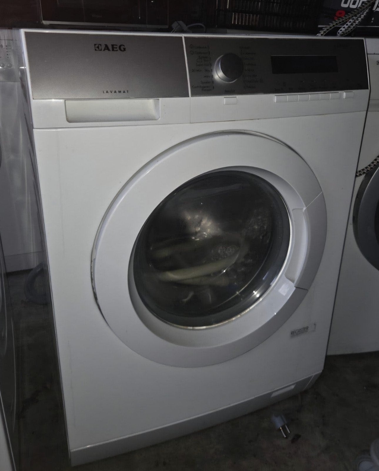 AEG Lavamat Protex LCELEB125 Wasmachine - 7 kg Voorlader, Ophalen, Gebruikt, Kort programma, 85 tot 90 cm