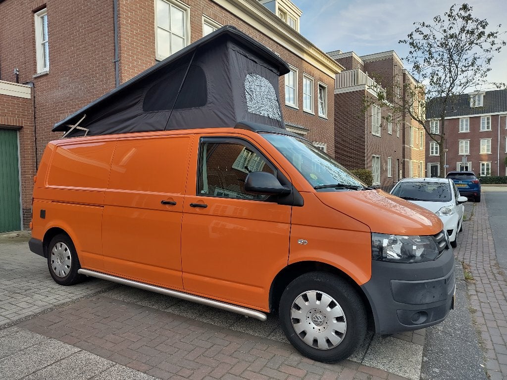 Volkswagen Transporter 2.0TDI T5 Buscamper, L2, Zelfbouw, Buscamper of Camperbus, Volkswagen, Tot en met 3, Particulier
