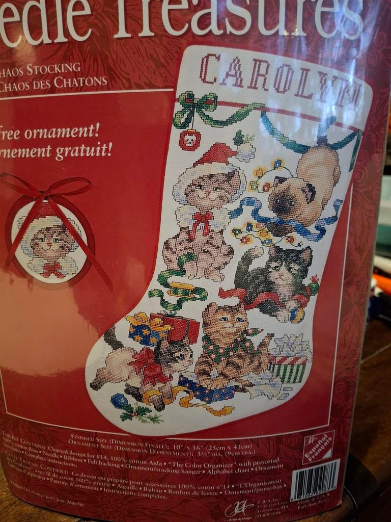 Kerstsok, Ophalen of Verzenden, Nieuw, Borduurpakket