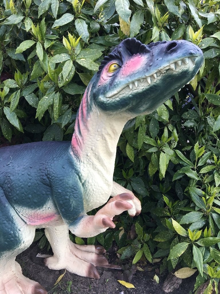 Dinosaurus, prachtige forse sculptuur van een Tyrannosaurus, Dierenbeeld, Kunststof, ., Ophalen of Verzenden