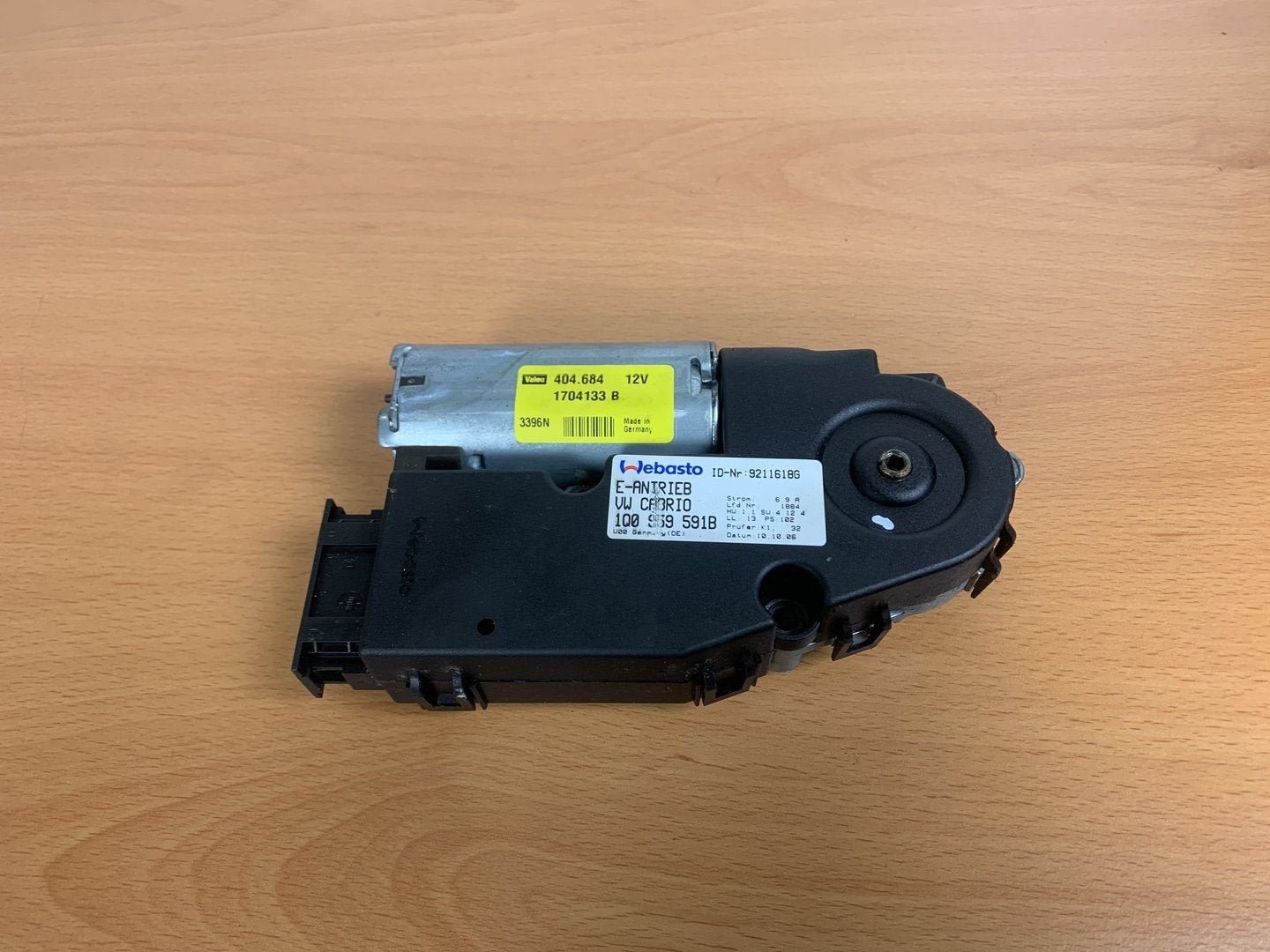 volkswagen eos 2006 tot 2015 dakmotor 1Q0959591B, Gebruikt, -, Volkswagen, -