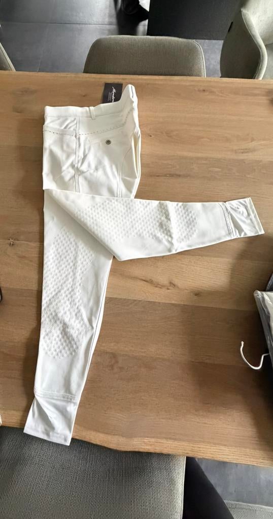 Rijbroek wit nieuw van Mondoni maat 42, Dieren en Toebehoren, Paardrijkleding, Ophalen of Verzenden, Nieuw, Dressuur, Onderkleding