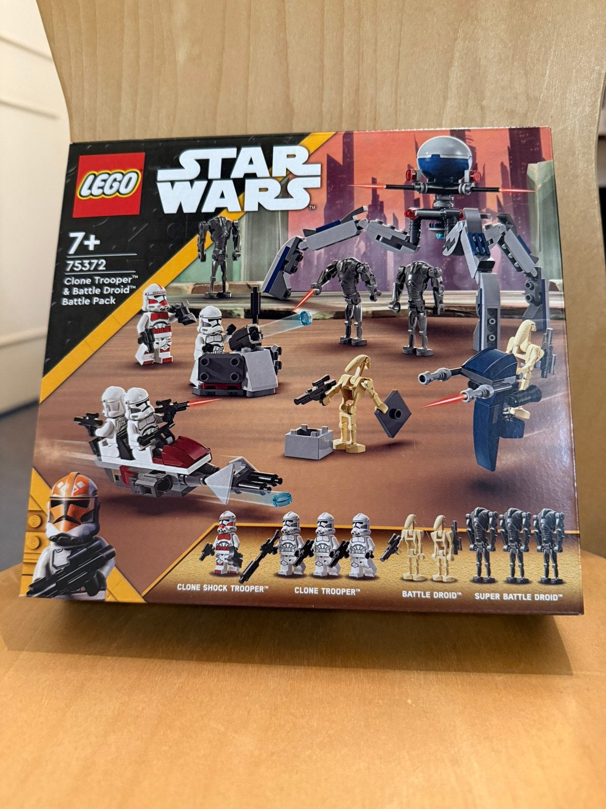 Lego Star Wars - Clone Trooper & Battle Droids - Set 75372, Ophalen, Star Wars, Lego, Compleet