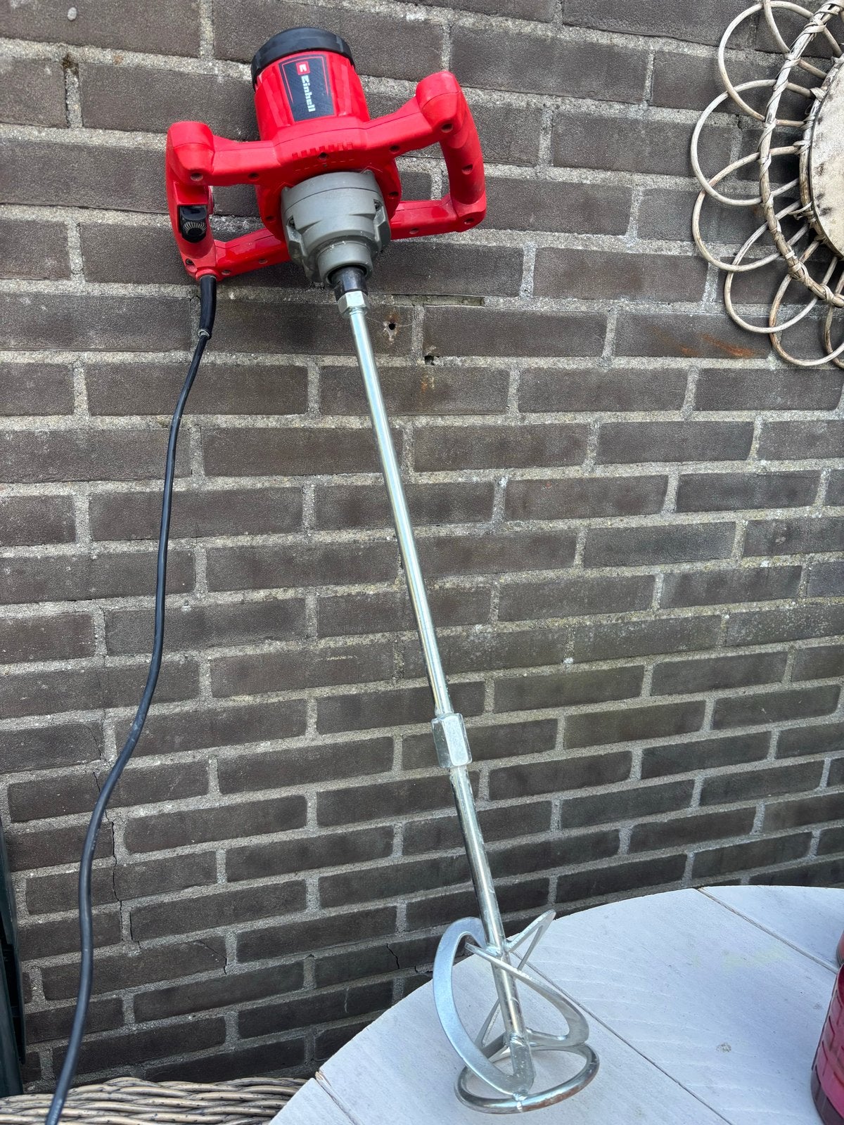 Einhell Mortelmixer - Krachtige Verfmenger, Ophalen of Verzenden, Zo goed als nieuw
