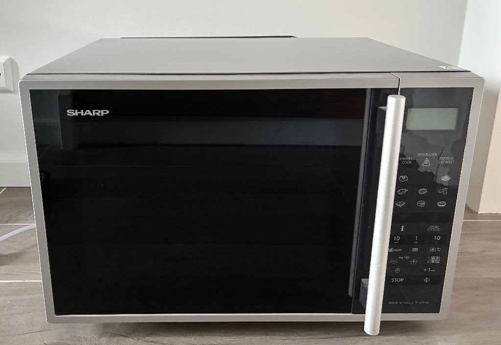 Sharp combimagnetron R961 (IN)W, Ophalen, Minder dan 45 cm, Combi-oven, Draaiplateau