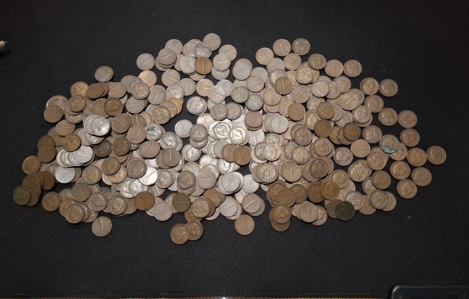 Grote partij Nederlandse centen 1948 Wilhelmina (800g), Ophalen of Verzenden, Koningin Wilhelmina, 1 cent, Losse munt