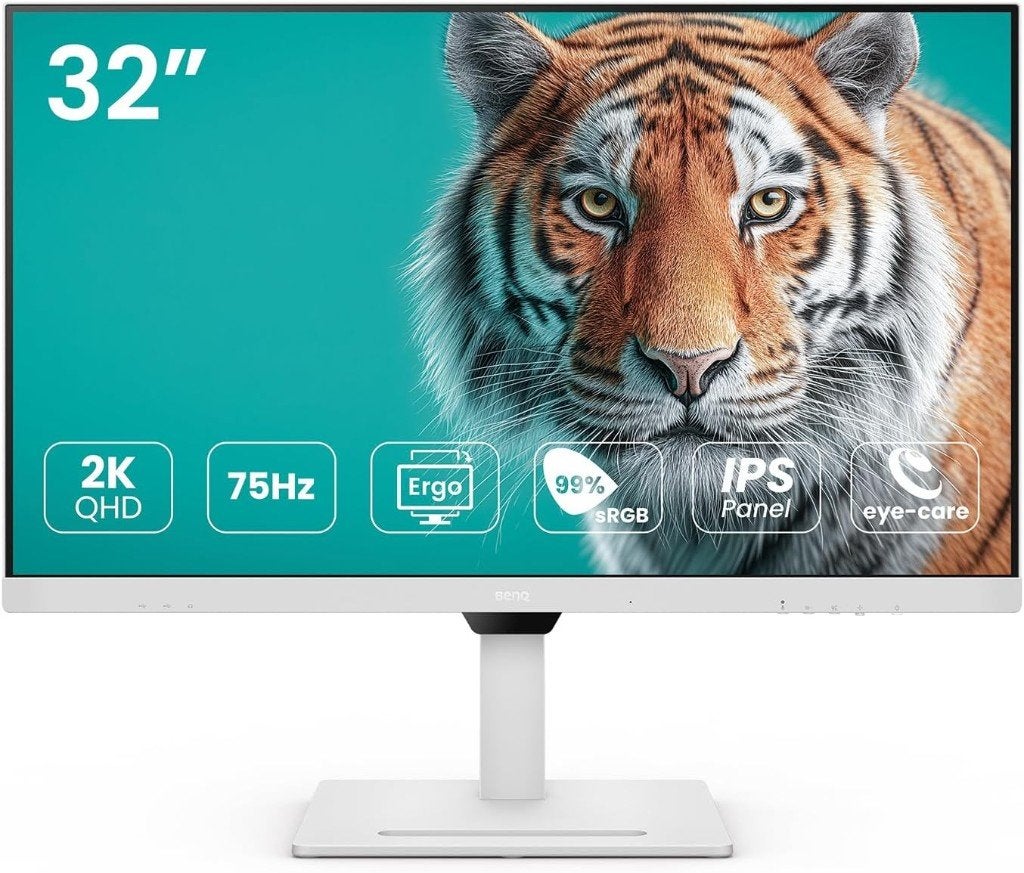 BenQ GW3290QT 32” QHD IPS Monitor – USB-C – Ergonomic