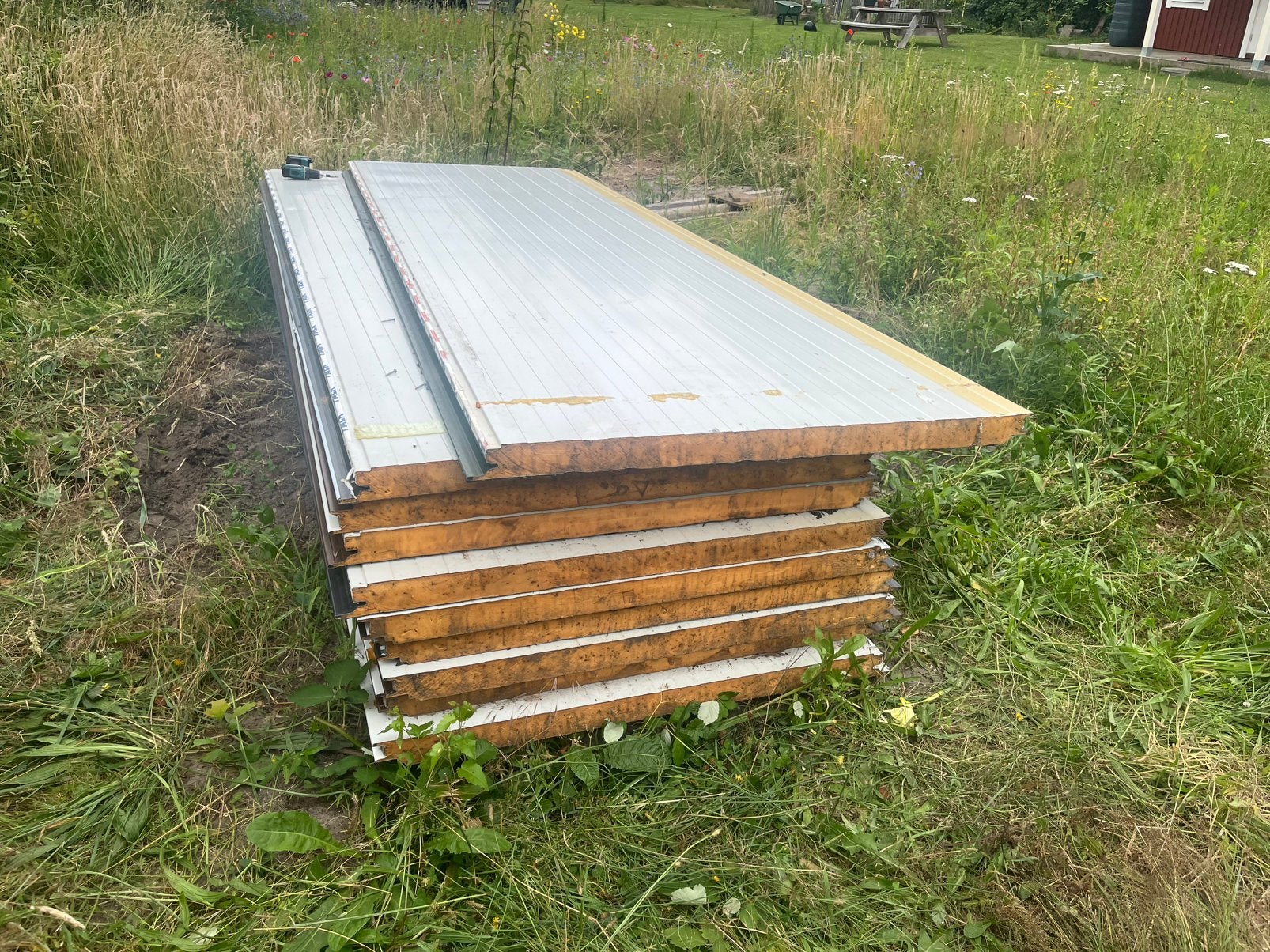 Sandwich panelen 60 mm dik, Ophalen, Gebruikt, Overige materialen, 50 tot 100 mm