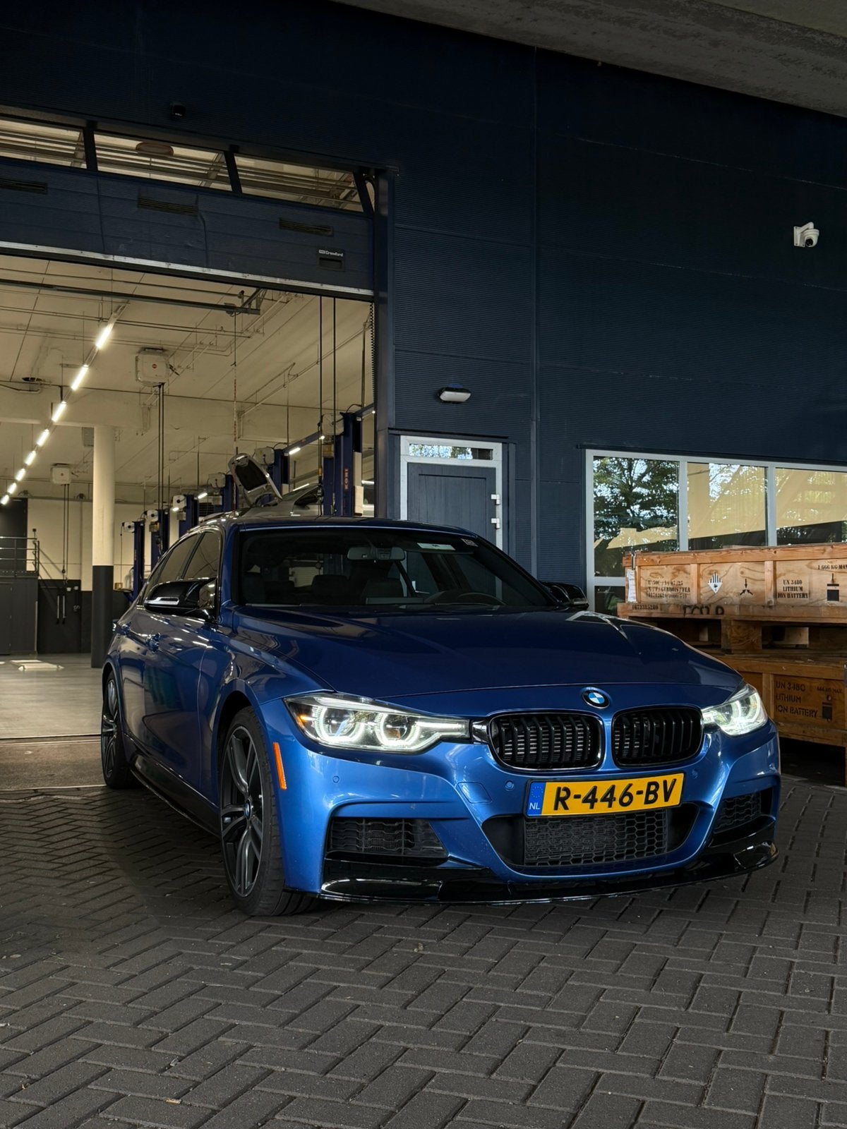 BMW 340i M-Performance Estoril blue (F30) LCI–360 PK–MPPSK, Automaat, Achterwielaandrijving, Blauw, Particulier