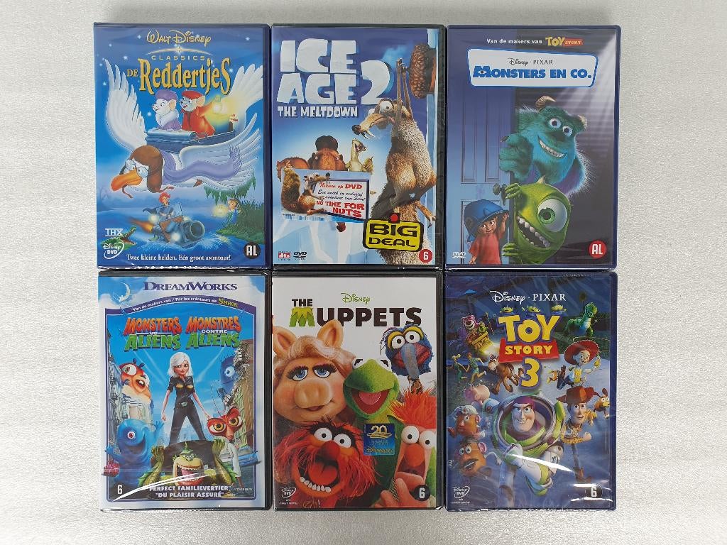Disney dvd's en animatiefilms (nieuw in verpakking), Cd's en Dvd's, Dvd's | Tekenfilms en Animatie, Alle leeftijden, Ophalen of Verzenden
